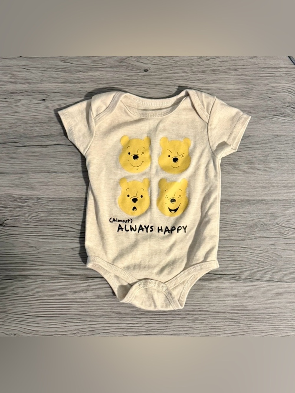 Disney Winnie The Pooh Body Suit Size 3/6M
